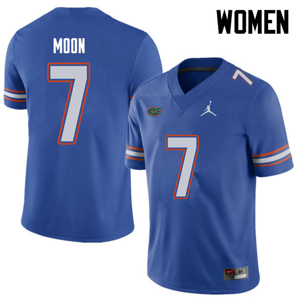 Jordan Brand Women #7 Jeremiah Moon Florida Gators College Football Jerseys Sale-Royal